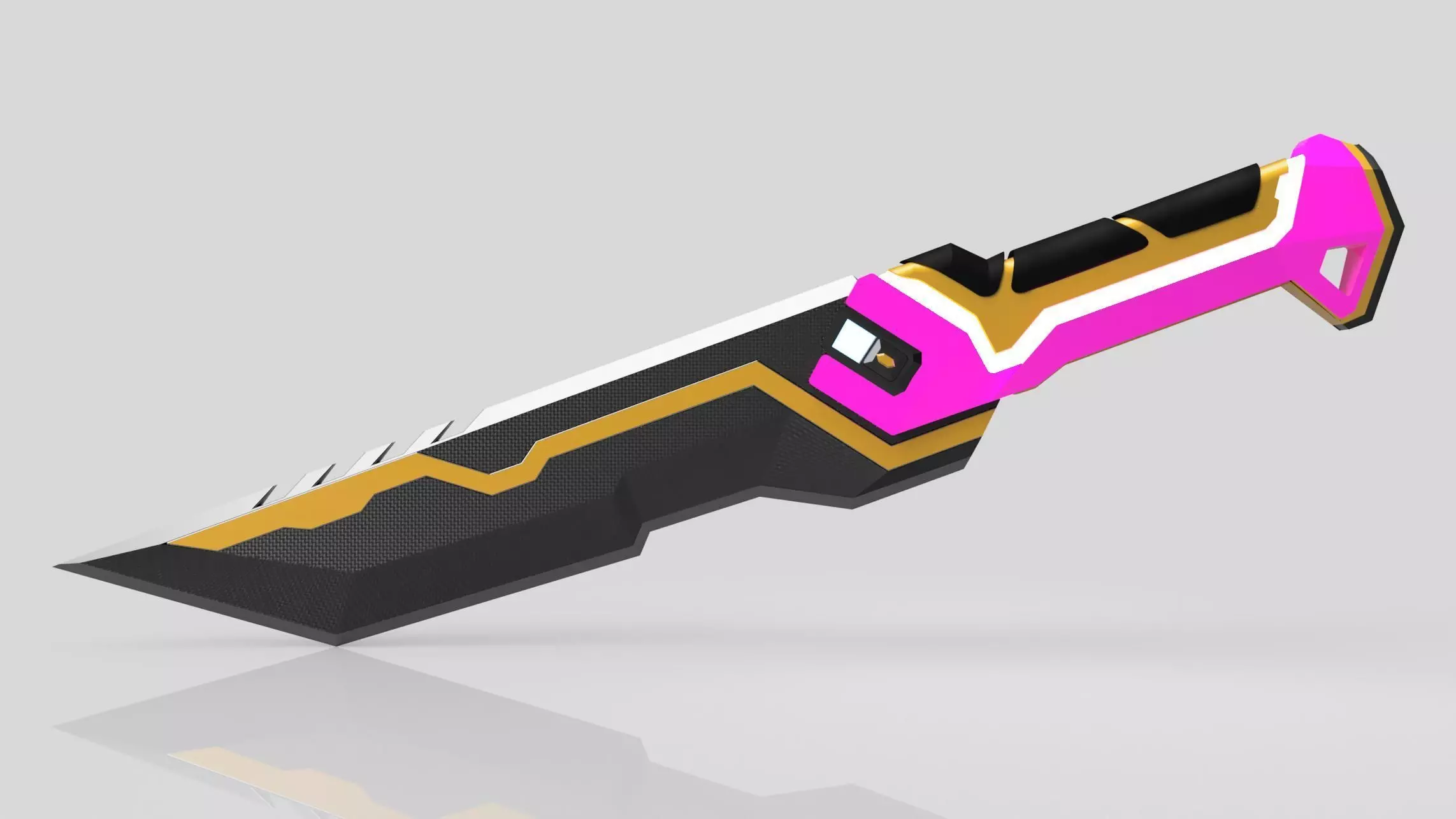 GlitchPop Dagger - Valorant - DIGITAL STL FILE 3D print model_0