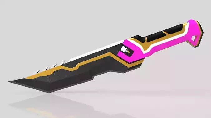 GlitchPop Dagger - Valorant - DIGITAL STL FILE 3D print model