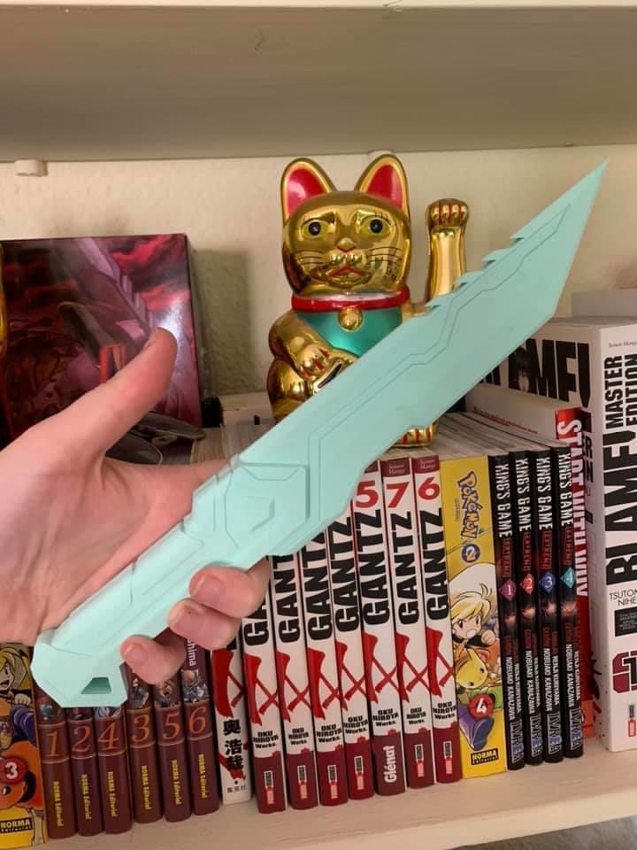 GlitchPop Dagger - Valorant - DIGITAL STL FILE 3D print model_5