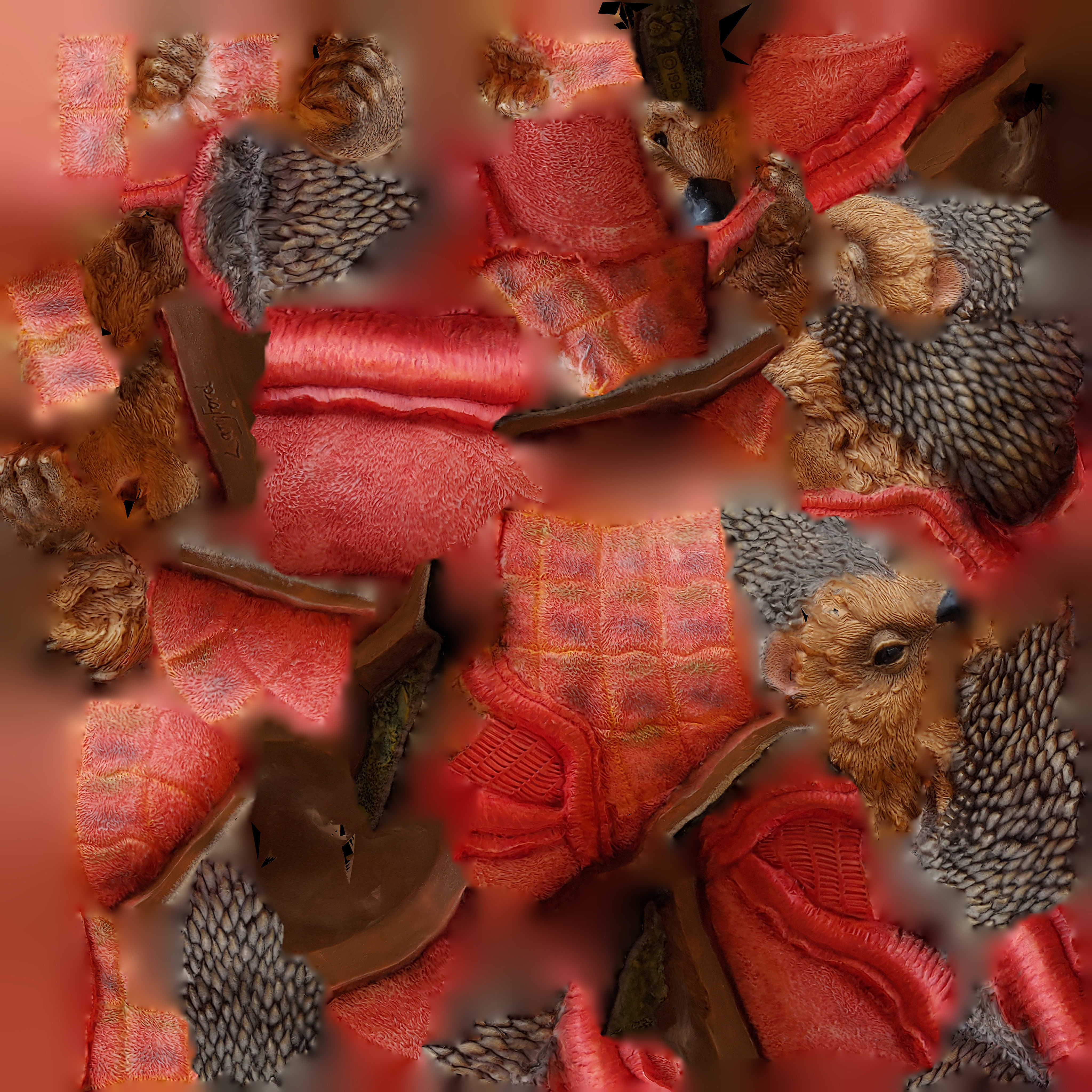 Hedgehog in a Shoe Low-poly 3D model_15