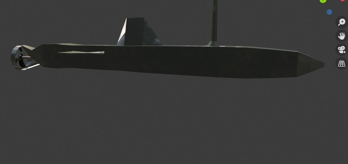 submarin propeller 3D model_2