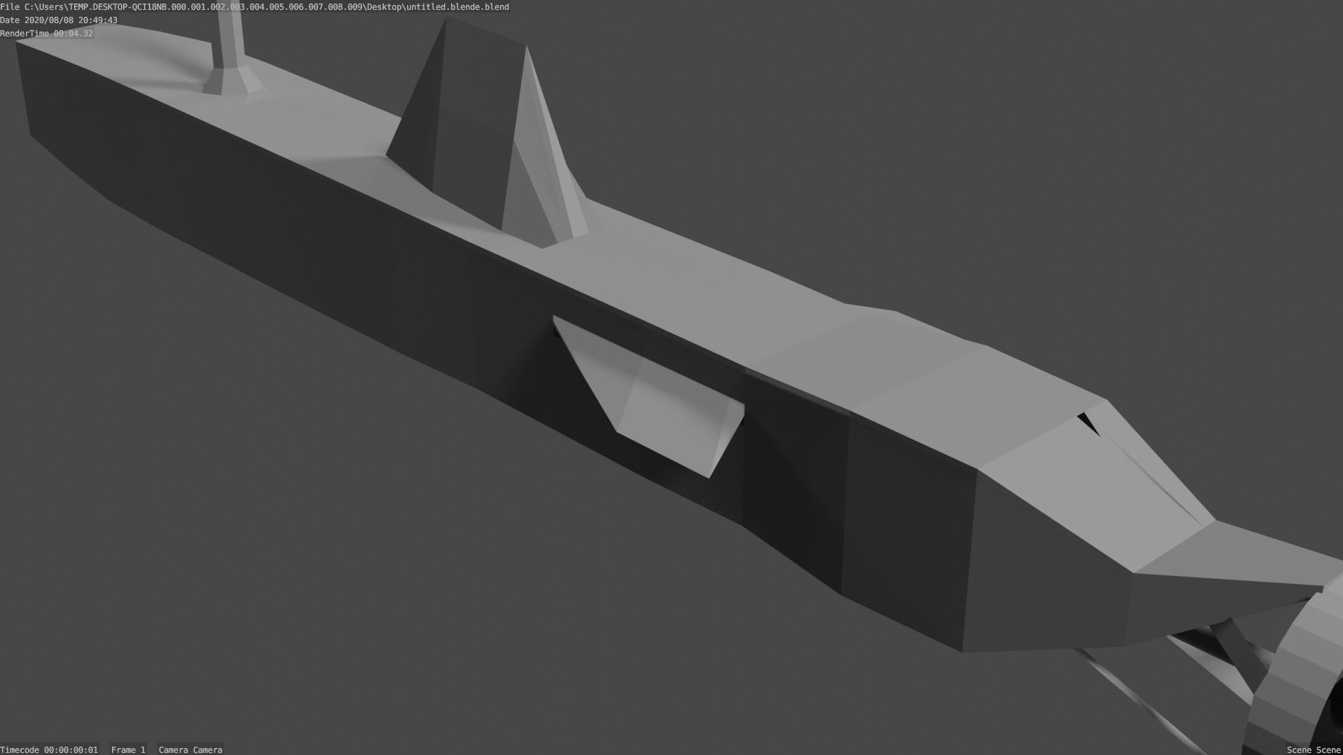 submarin propeller 3D model_1