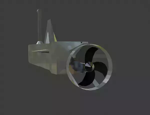 submarin propeller 3D model