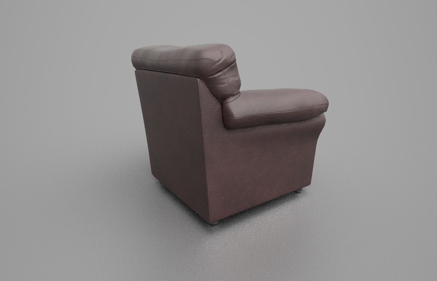 Furny Elzada Arm Chair Low-poly 3D model_4