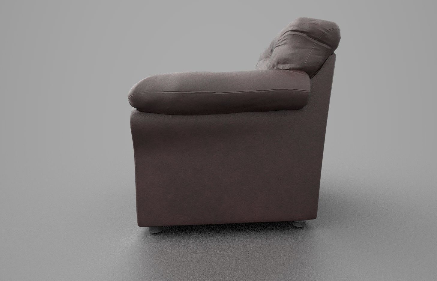 Furny Elzada Arm Chair Low-poly 3D model_2