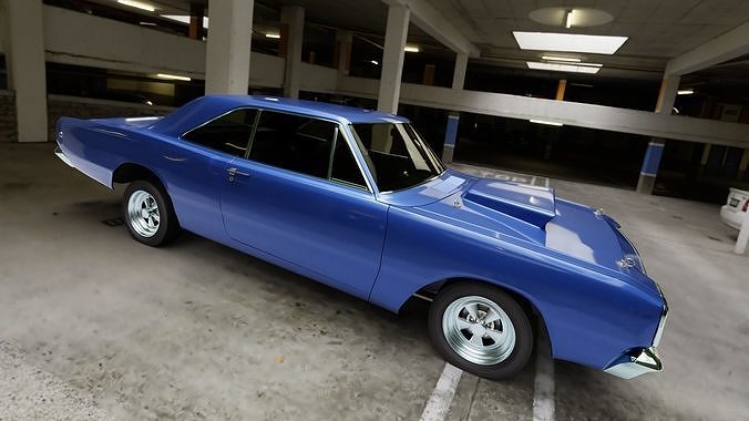 Dodge Dart 1968 Muscle Car 3D model
