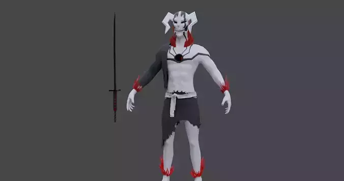 Ichigo Vasto Lord for animation and rigging