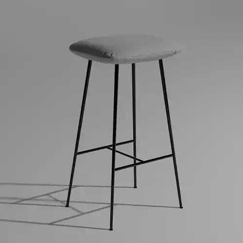 Spine Metal Base Stool By Space Copenhagen