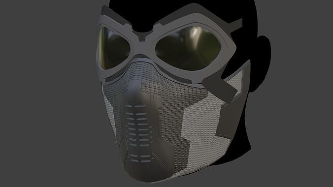Winter Soldier Mask 3D print model