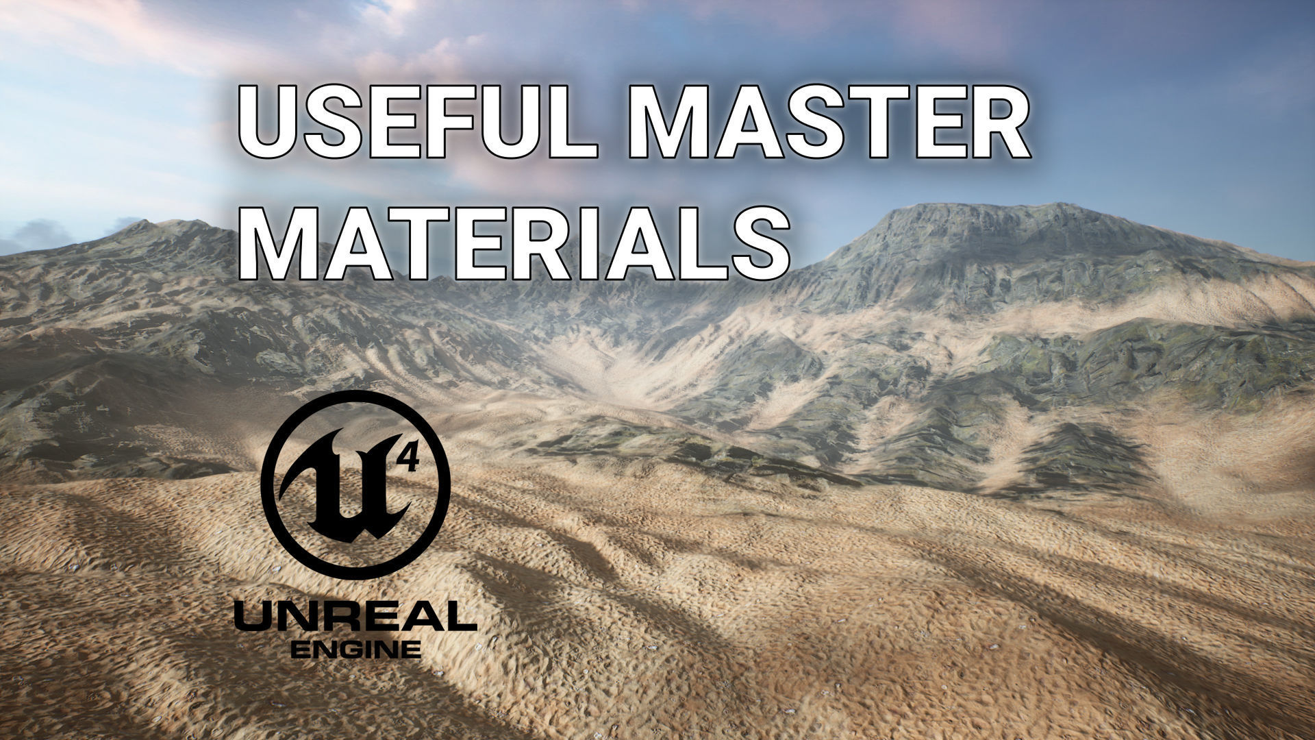 3D model Unreal Engine 4 - Useful Master Materials VR / AR / low-poly ...
