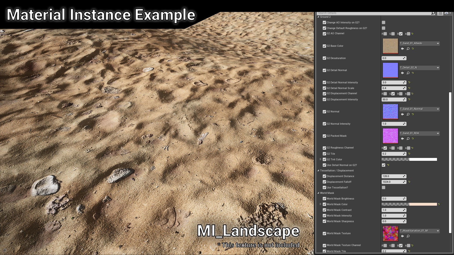Unreal Engine 4 - Useful Master Materials Low-poly 3D model_4