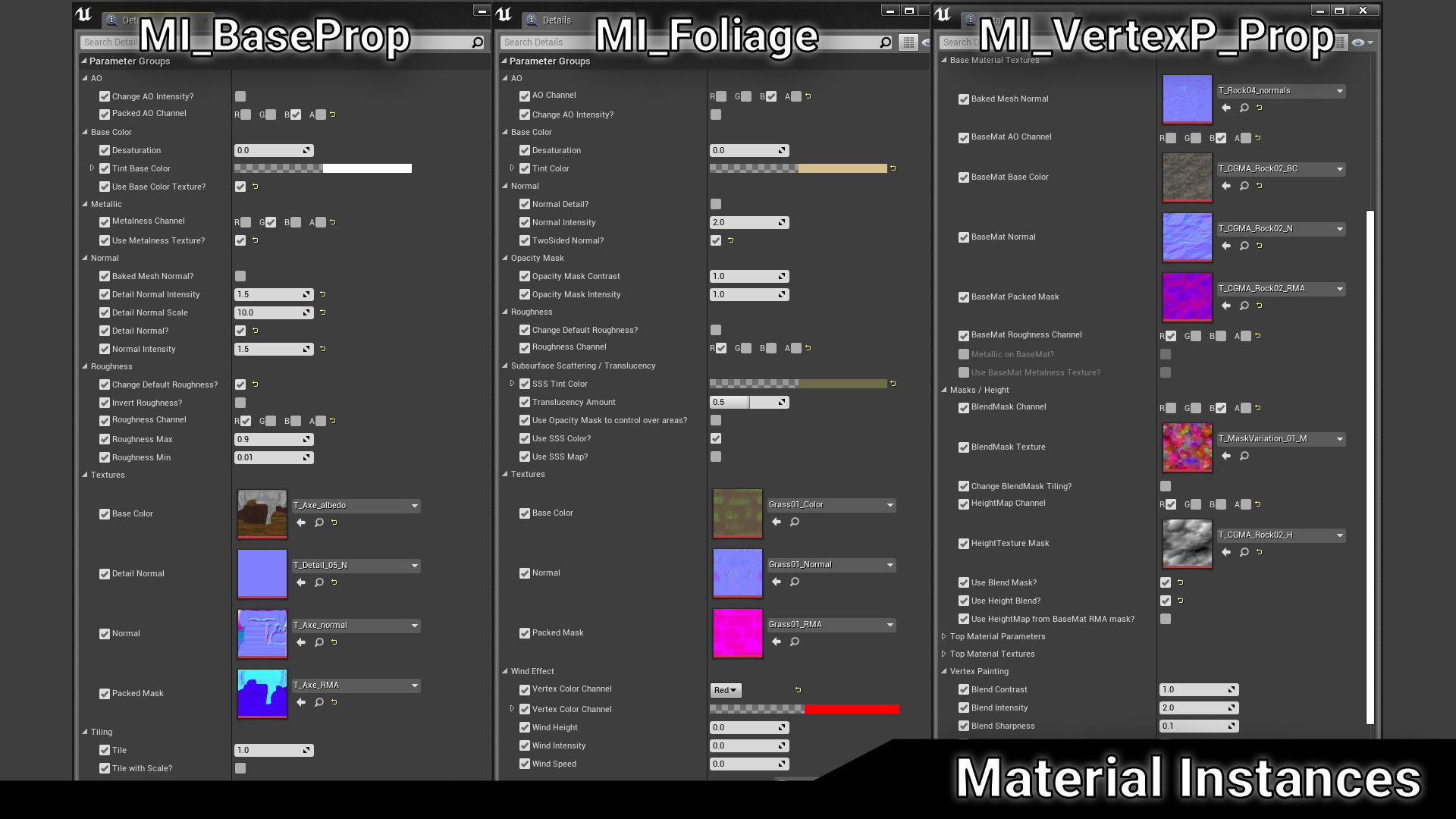 Unreal Engine 4 - Useful Master Materials Low-poly 3D model_3