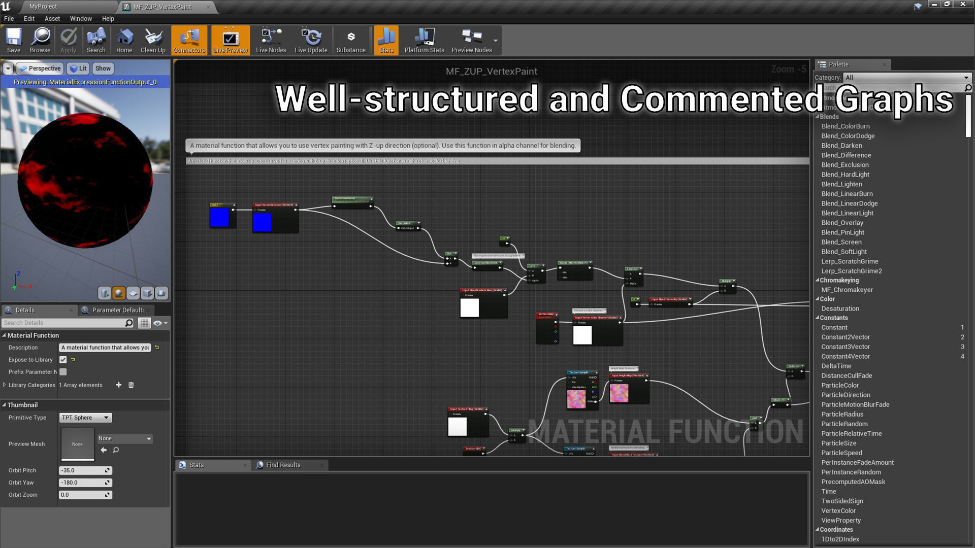 Unreal Engine 4 - Useful Master Materials Low-poly 3D model_7