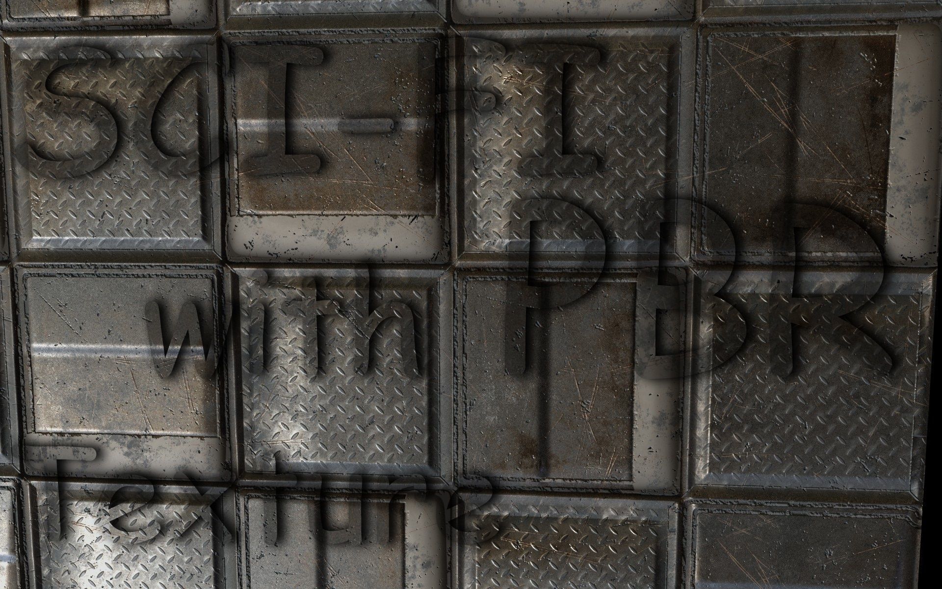 Cyberpunk  Floor - Seamless - sci fi Texture_12