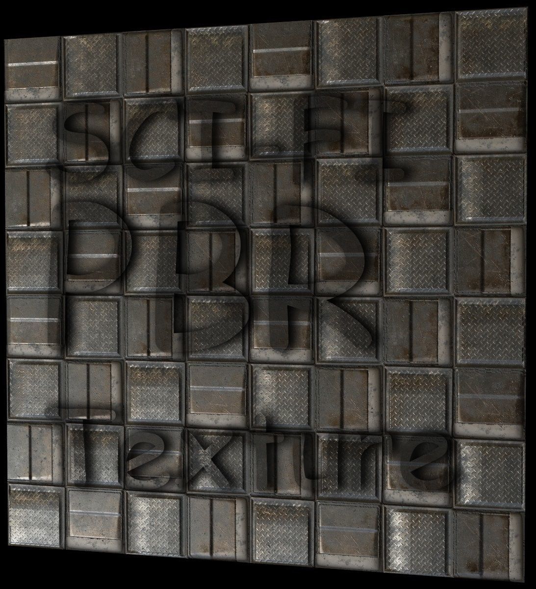 Cyberpunk  Floor - Seamless - sci fi Texture_9