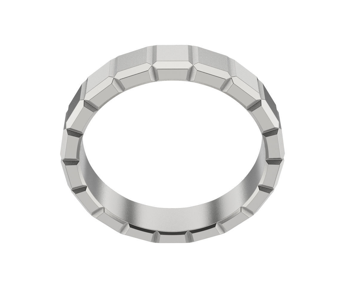 N063 Geometric man wide set 3D print model_6