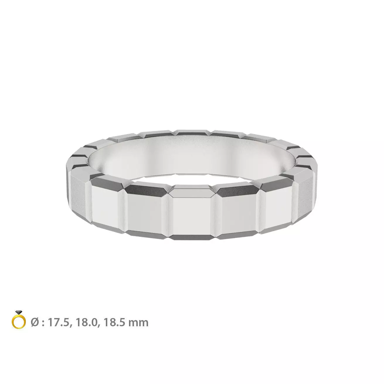 N063 Geometric man wide set 3D print model_0