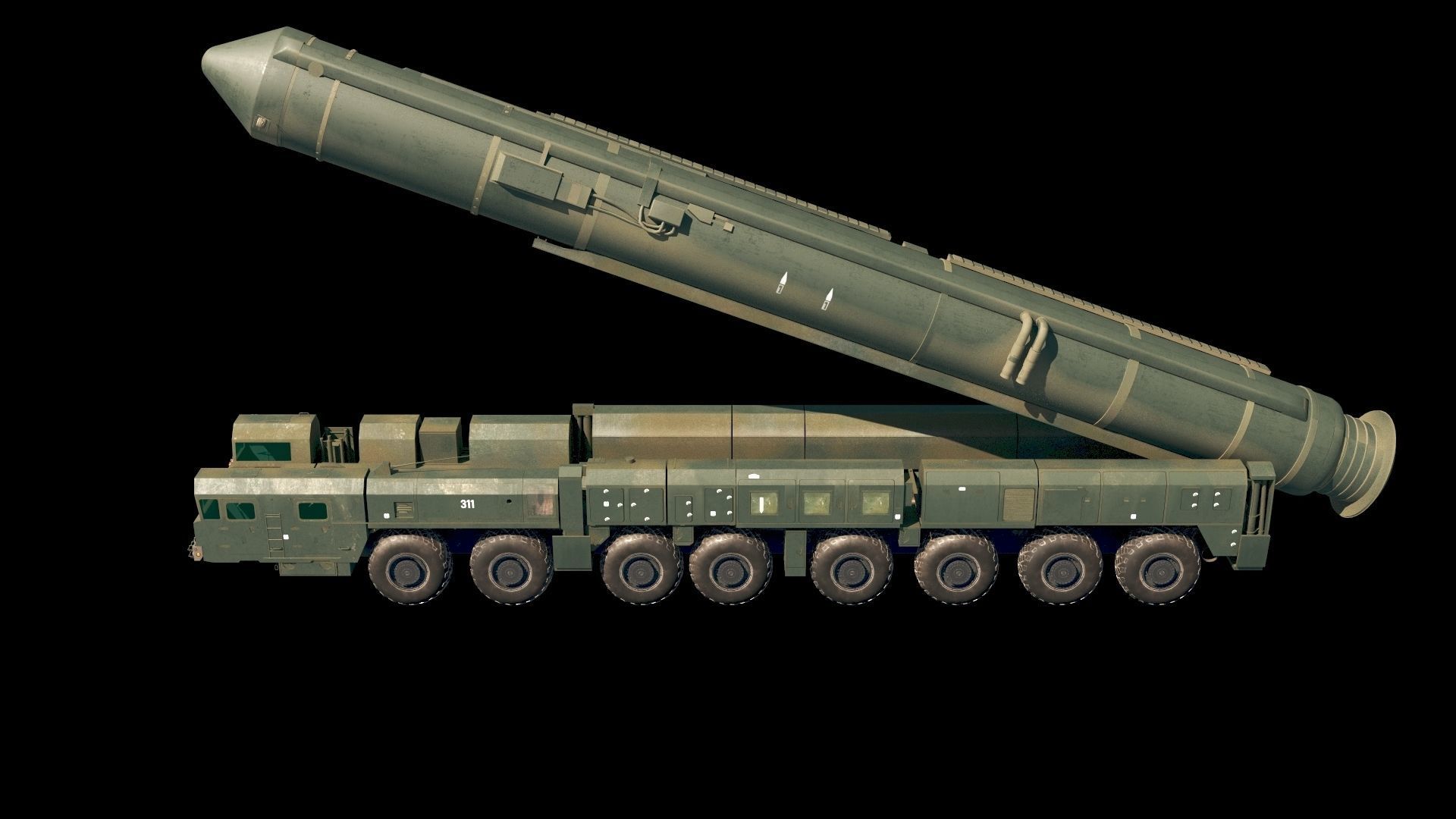 Rs24 Yars SS-29 Topol M SS-27 3D model_14