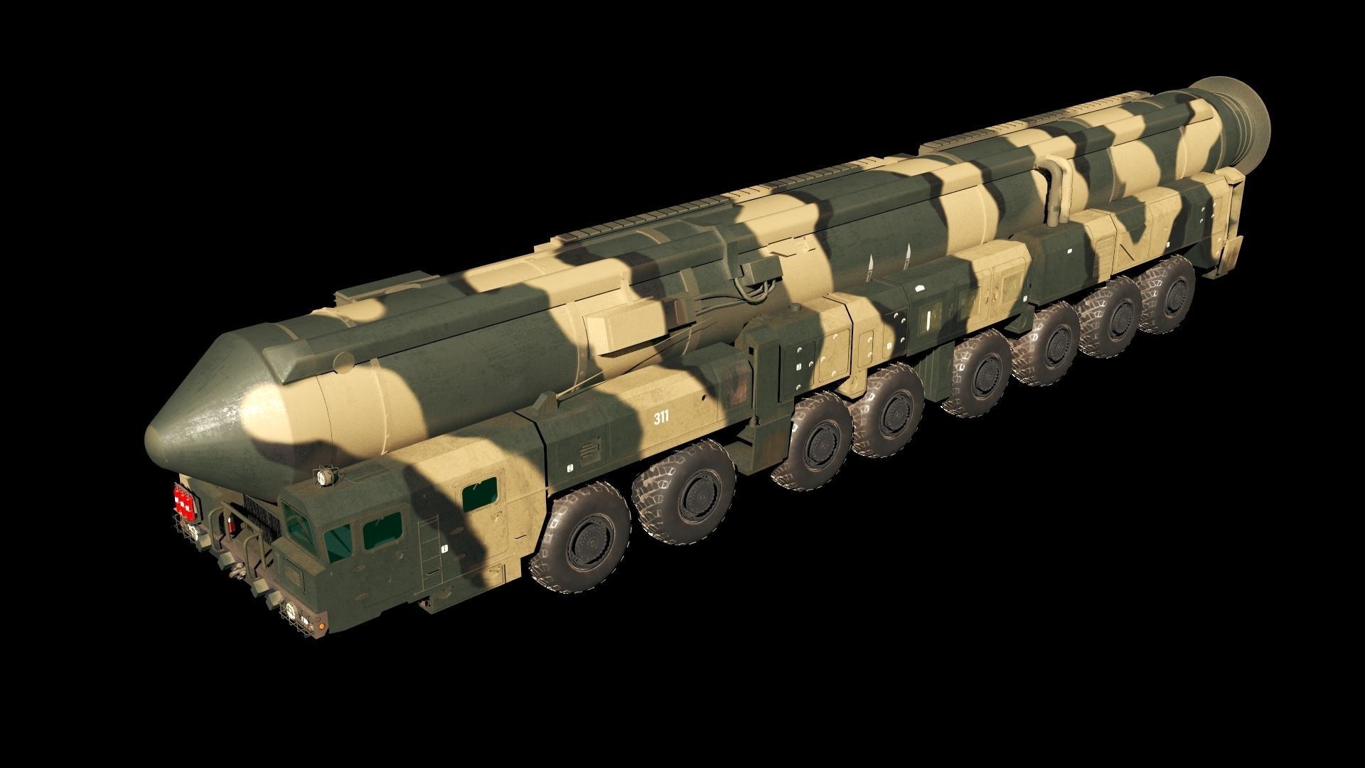 Rs24 Yars SS-29 Topol M SS-27 3D model_3