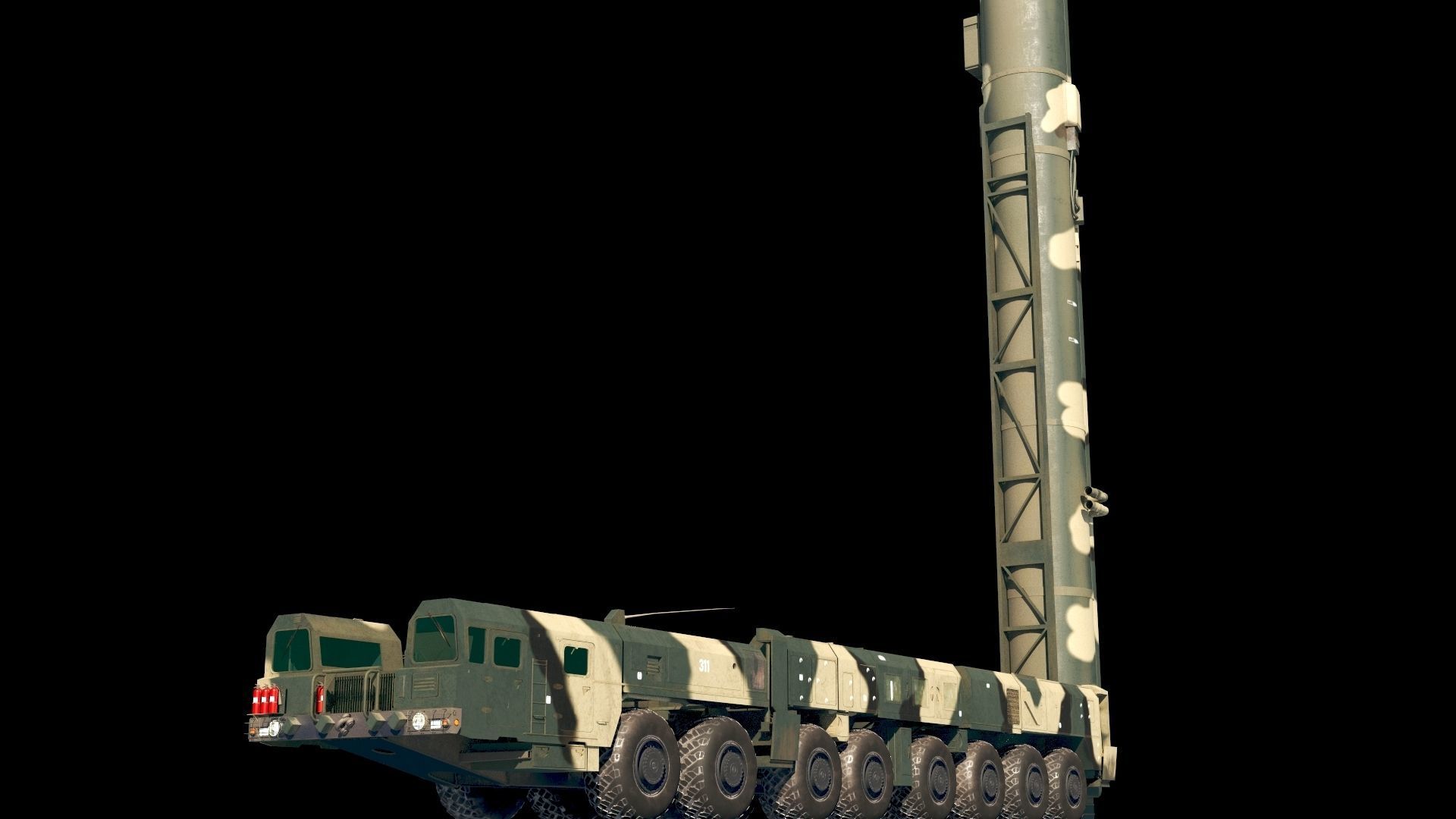 Rs24 Yars SS-29 Topol M SS-27 3D model_6