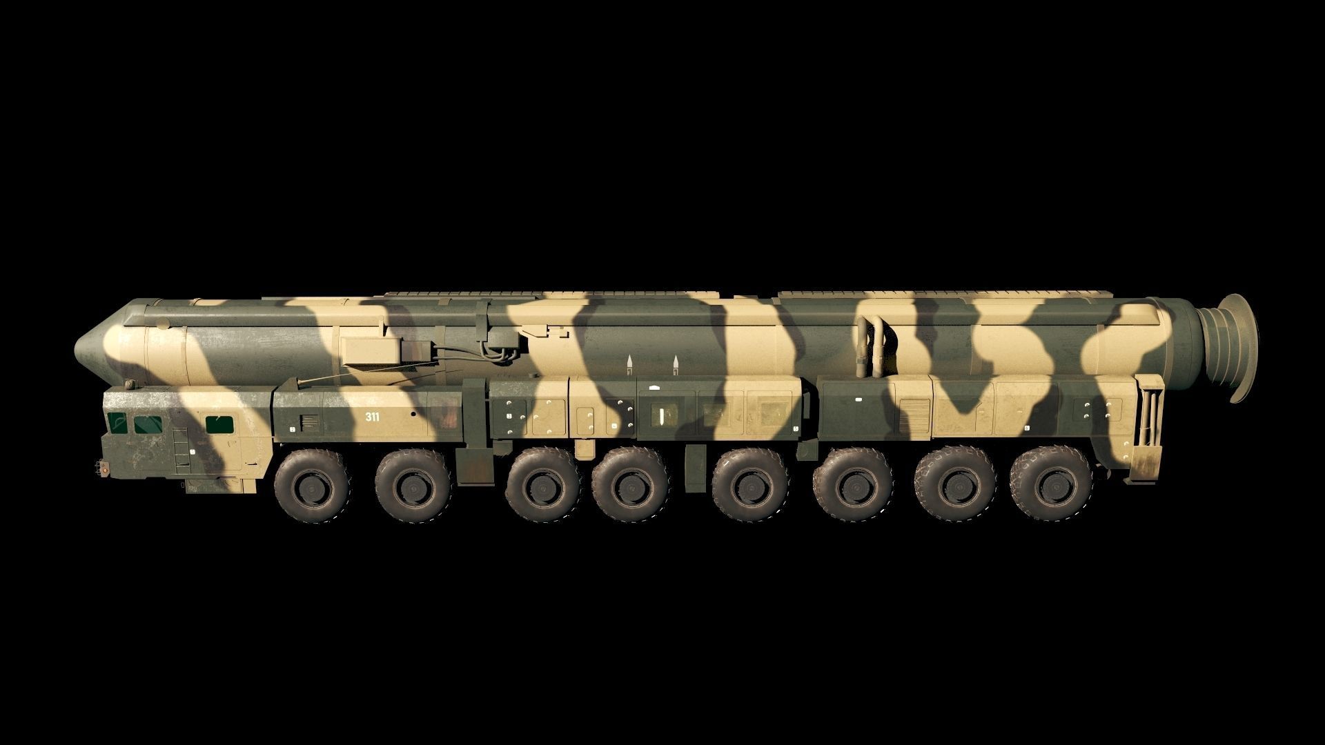 Rs24 Yars SS-29 Topol M SS-27 3D model_4