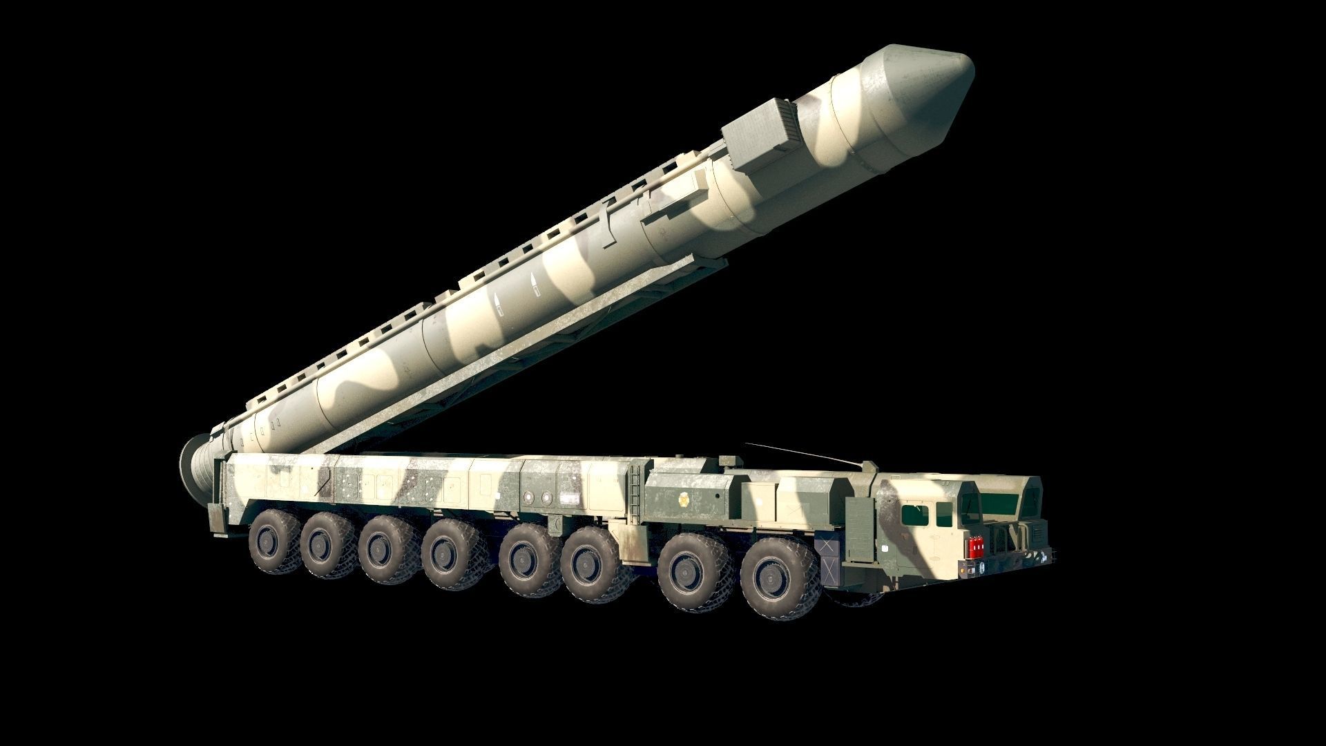 Rs24 Yars SS-29 Topol M SS-27 3D model_5