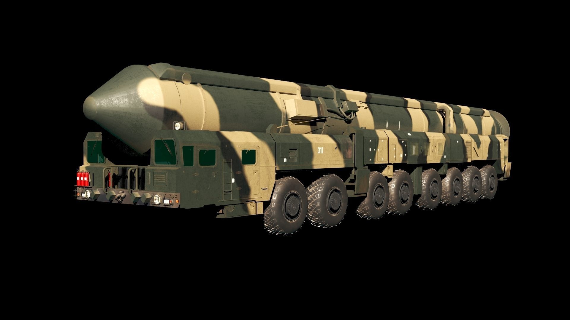 Rs24 Yars SS-29 Topol M SS-27 3D model_2