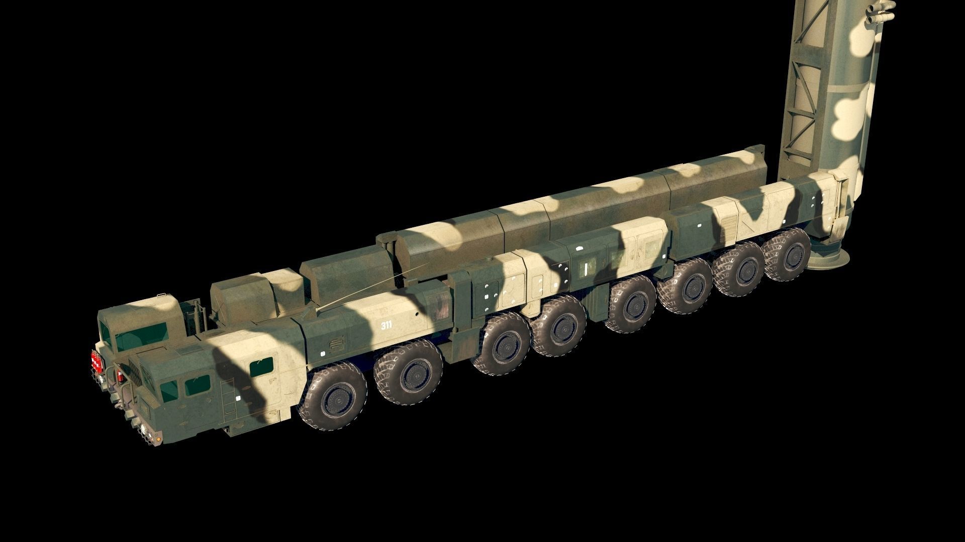 Rs24 Yars SS-29 Topol M SS-27 3D model_7