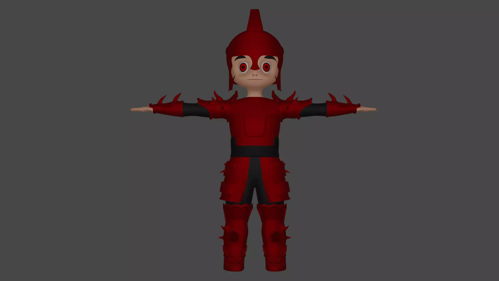 Personagem Guerreiro 3D model_0