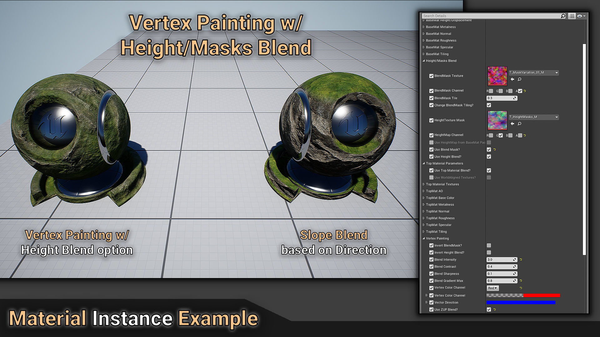 Unreal Engine 4 - Useful Master Materials Updated Version Low-poly 3D model_10