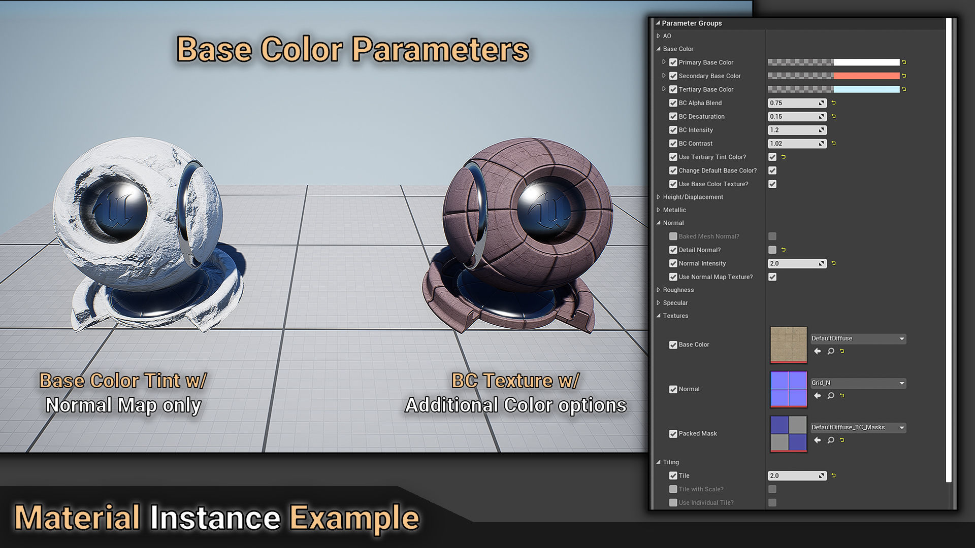 Unreal Engine 4 - Useful Master Materials Updated Version Low-poly 3D model_6
