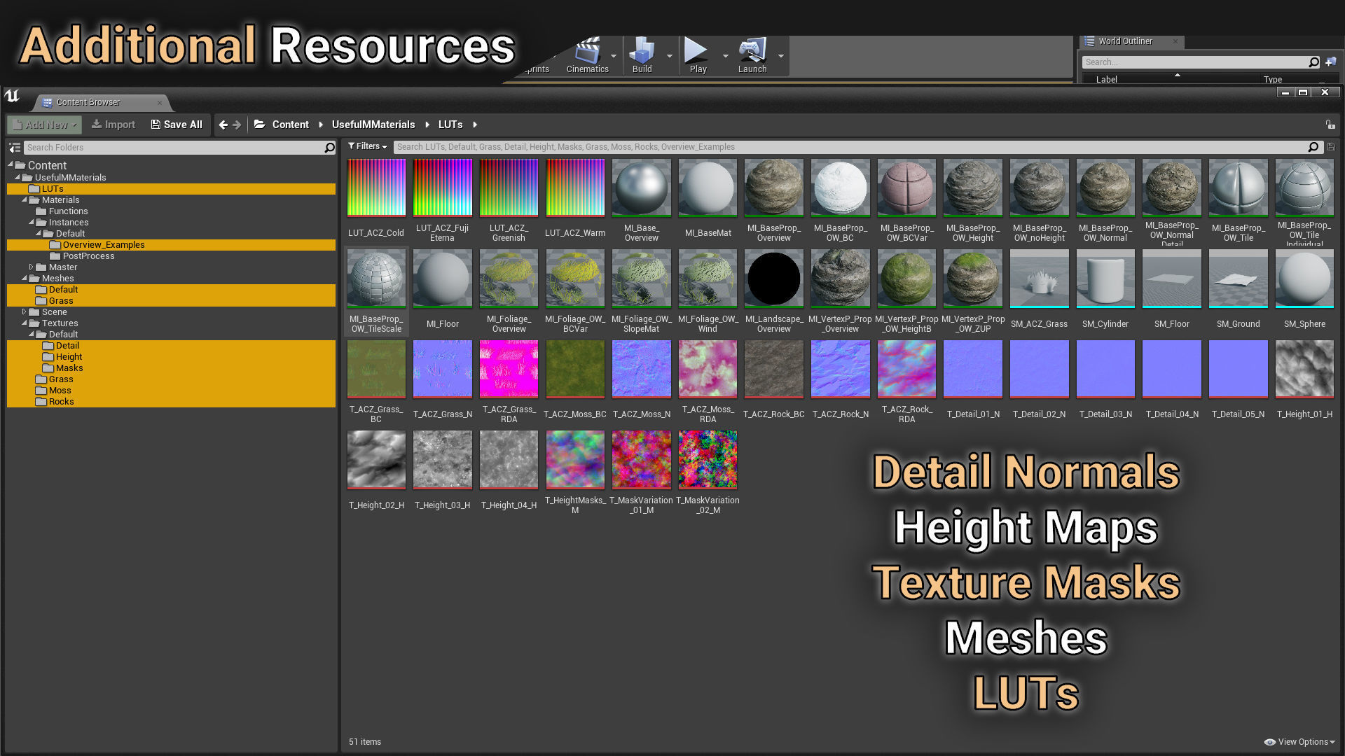 Unreal Engine 4 - Useful Master Materials Updated Version Low-poly 3D model_14