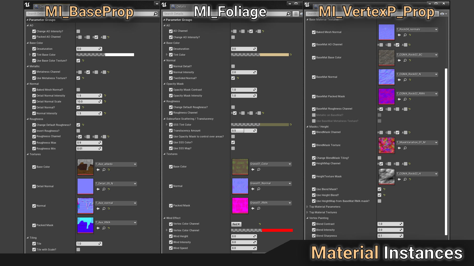 Unreal Engine 4 - Useful Master Materials Updated Version Low-poly 3D model_2