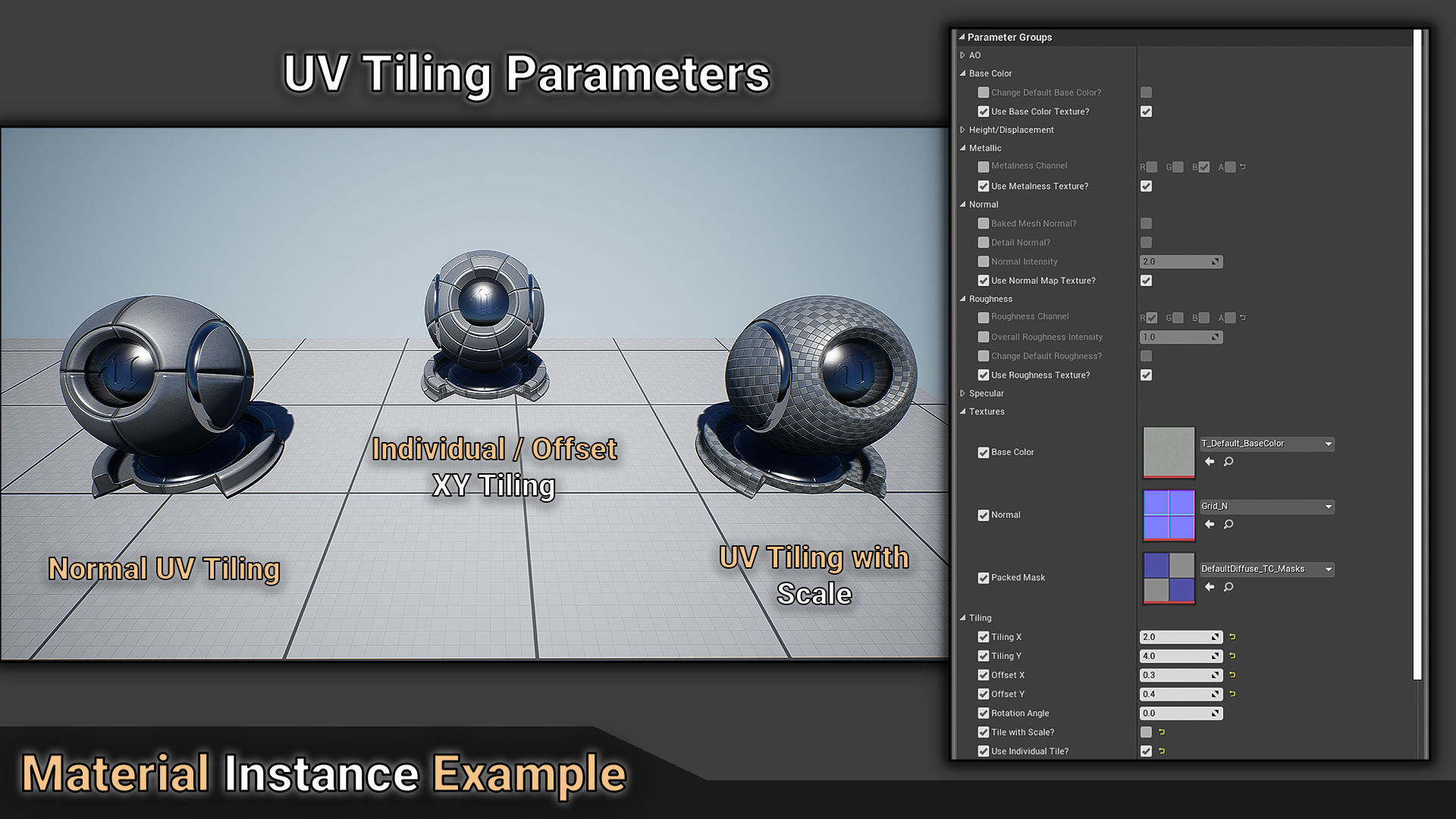 Unreal Engine 4 - Useful Master Materials Updated Version Low-poly 3D model_7