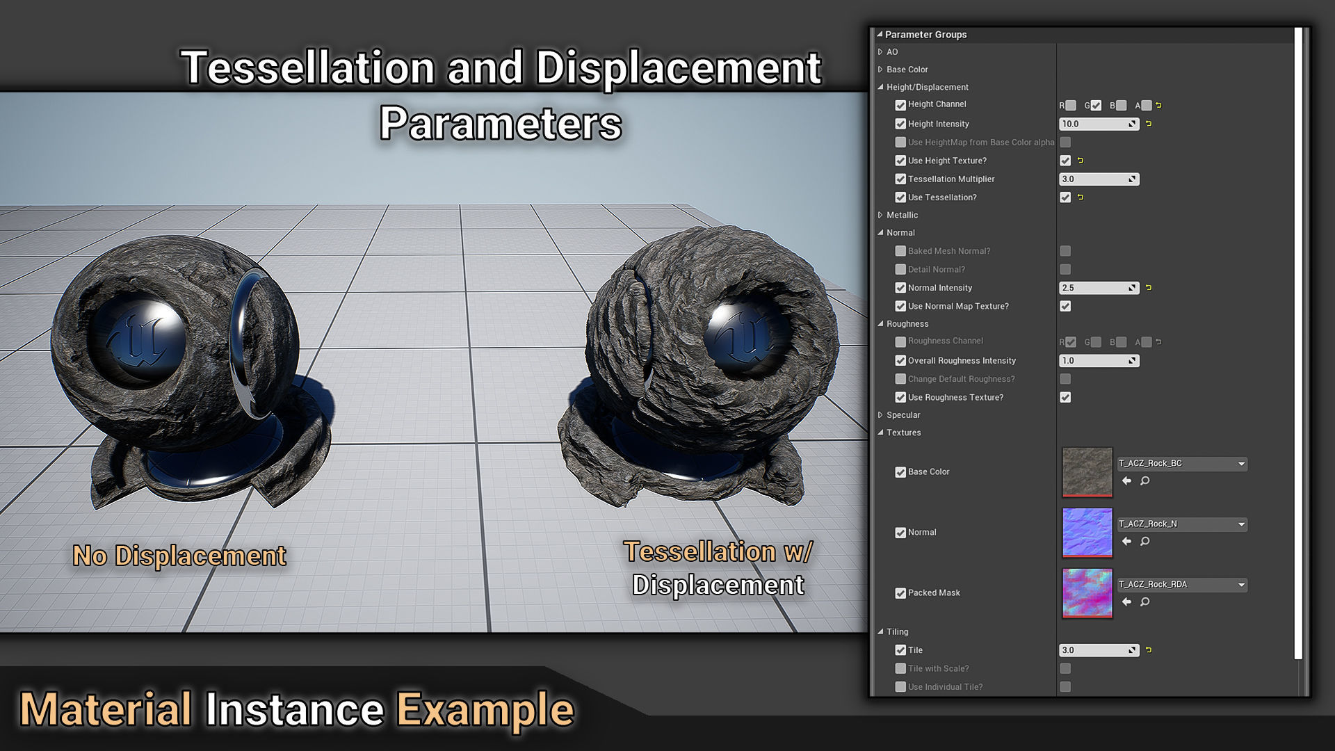 Unreal Engine 4 - Useful Master Materials Updated Version Low-poly 3D model_9