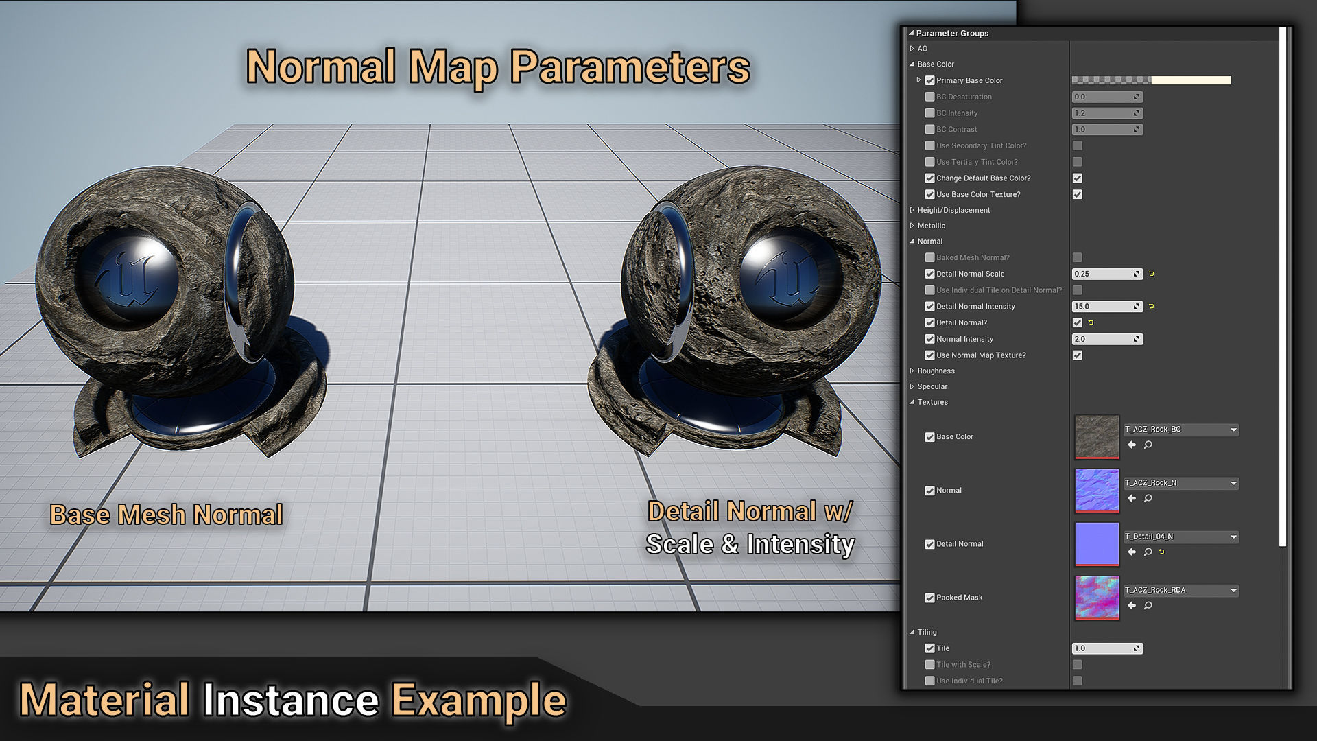 Unreal Engine 4 - Useful Master Materials Updated Version Low-poly 3D model_8