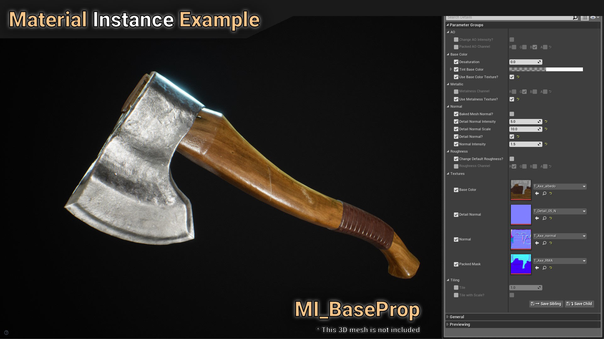 Unreal Engine 4 - Useful Master Materials Updated Version Low-poly 3D model_4