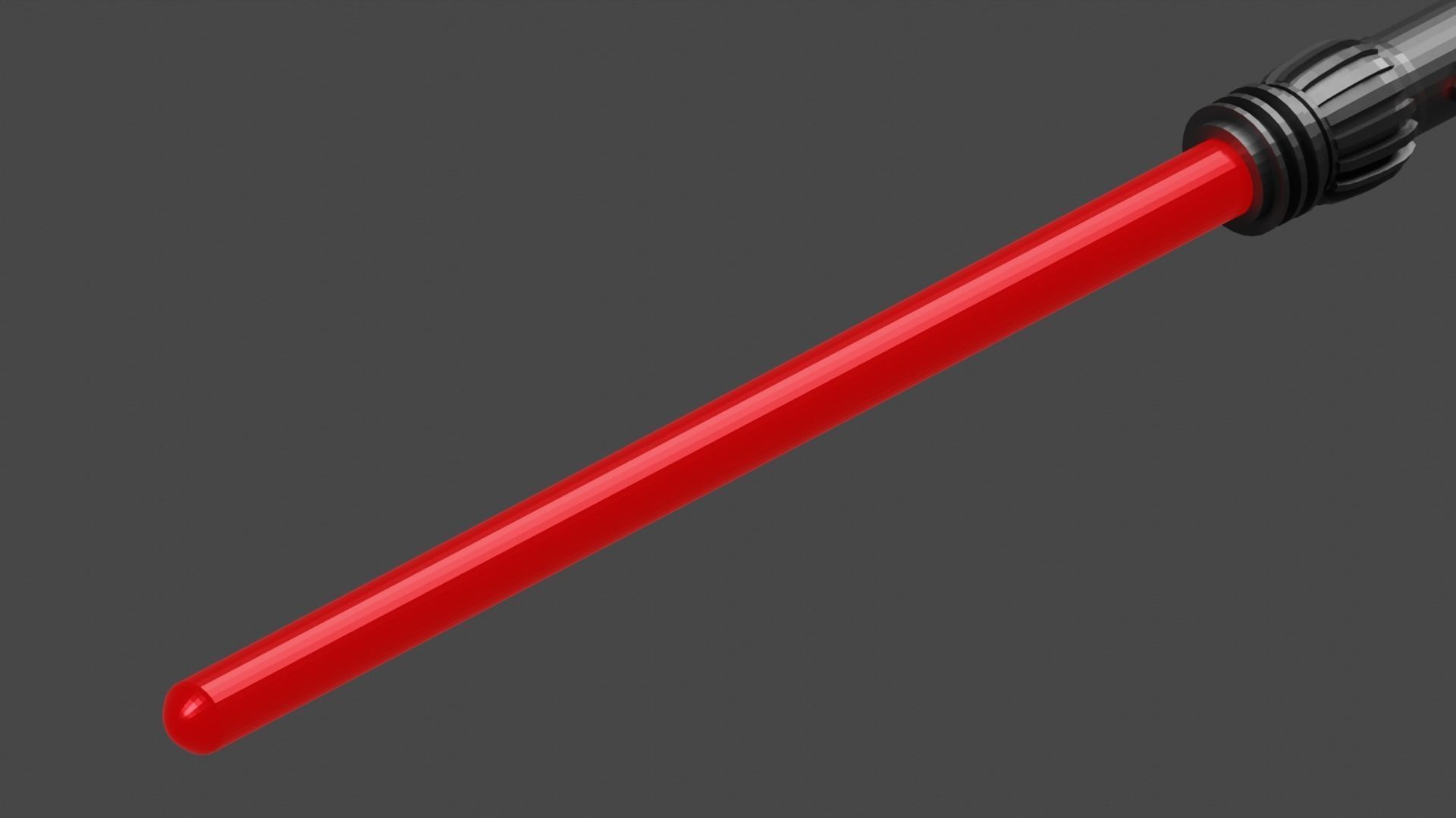 Dart Maul sword Low-poly 3D model_3