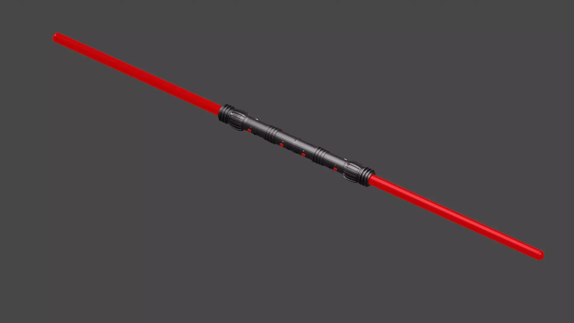 Dart Maul sword Low-poly 3D model_0