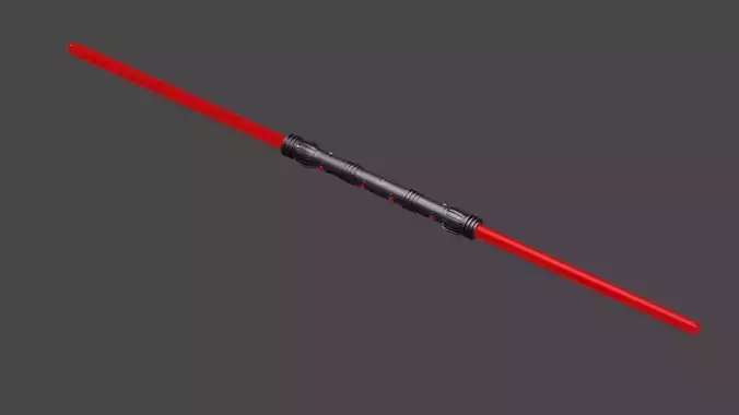 Dart Maul sword Low-poly 3D model
