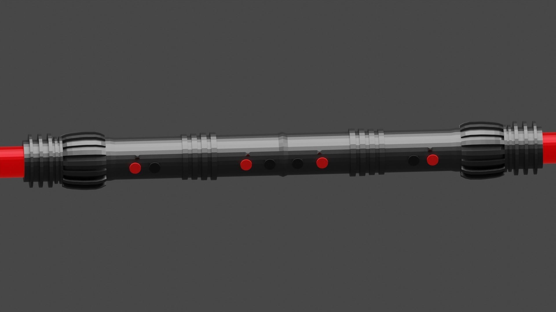 Dart Maul sword Low-poly 3D model_1