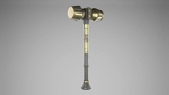 Hammer brass 3D model
