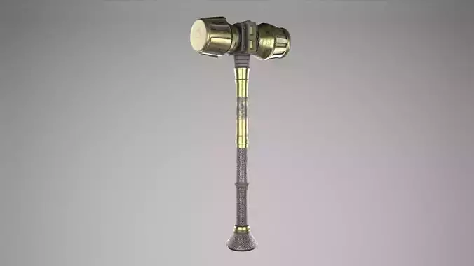 Hammer brass 3D model
