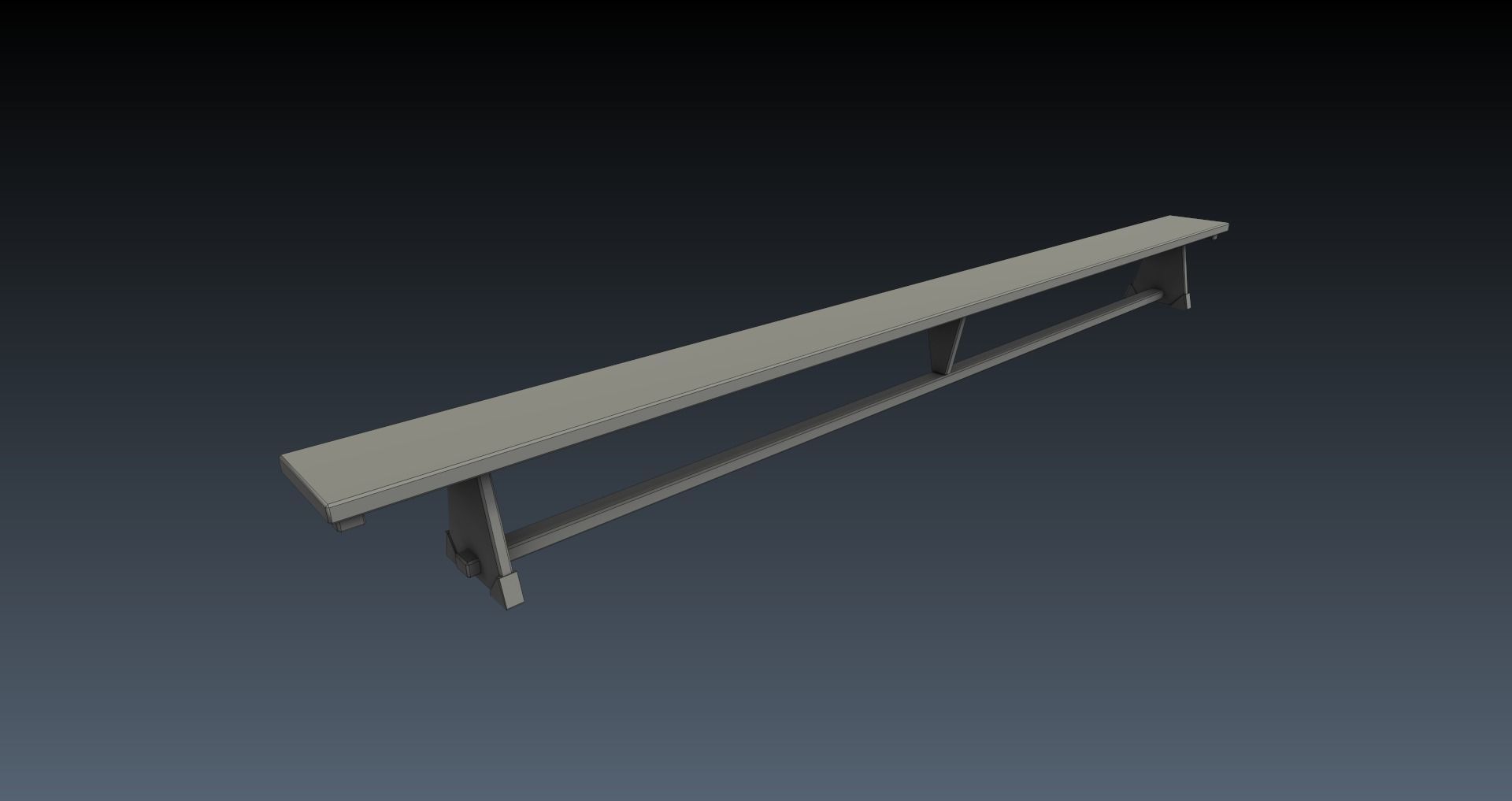 Low-Poly School Gym Pack Low-poly 3D model_10