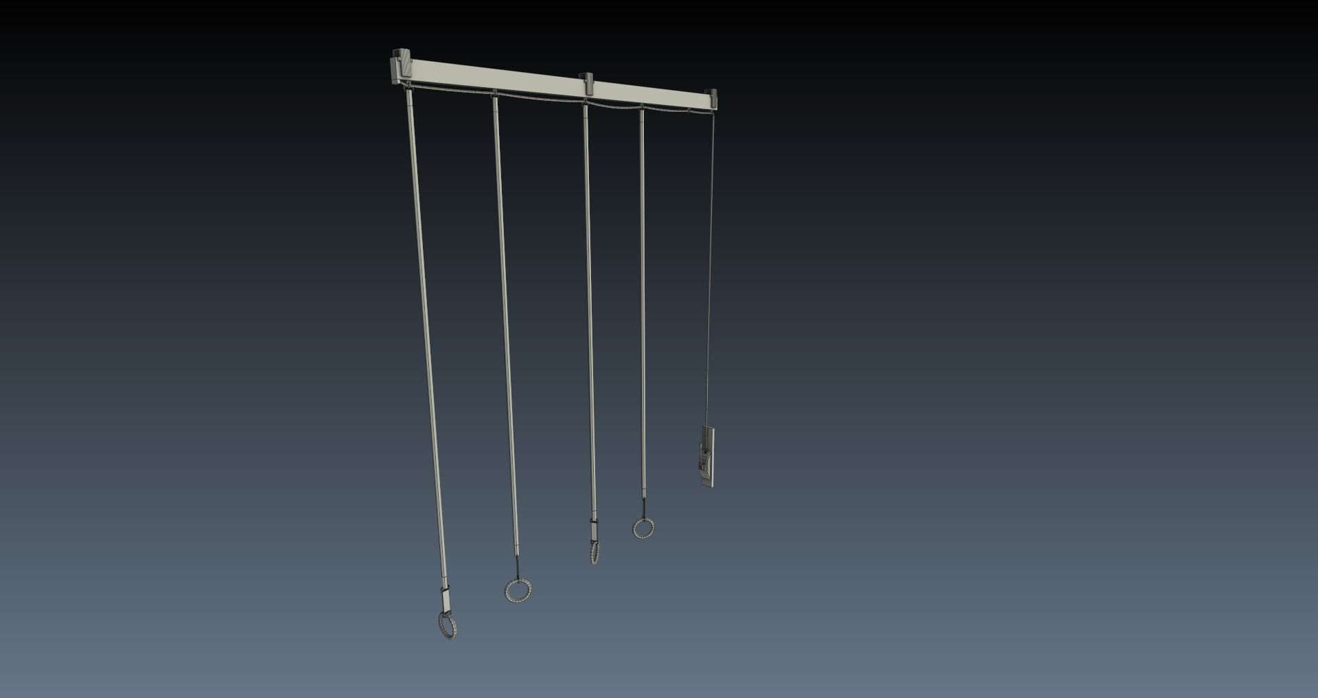 Low-Poly School Gym Pack Low-poly 3D model_45