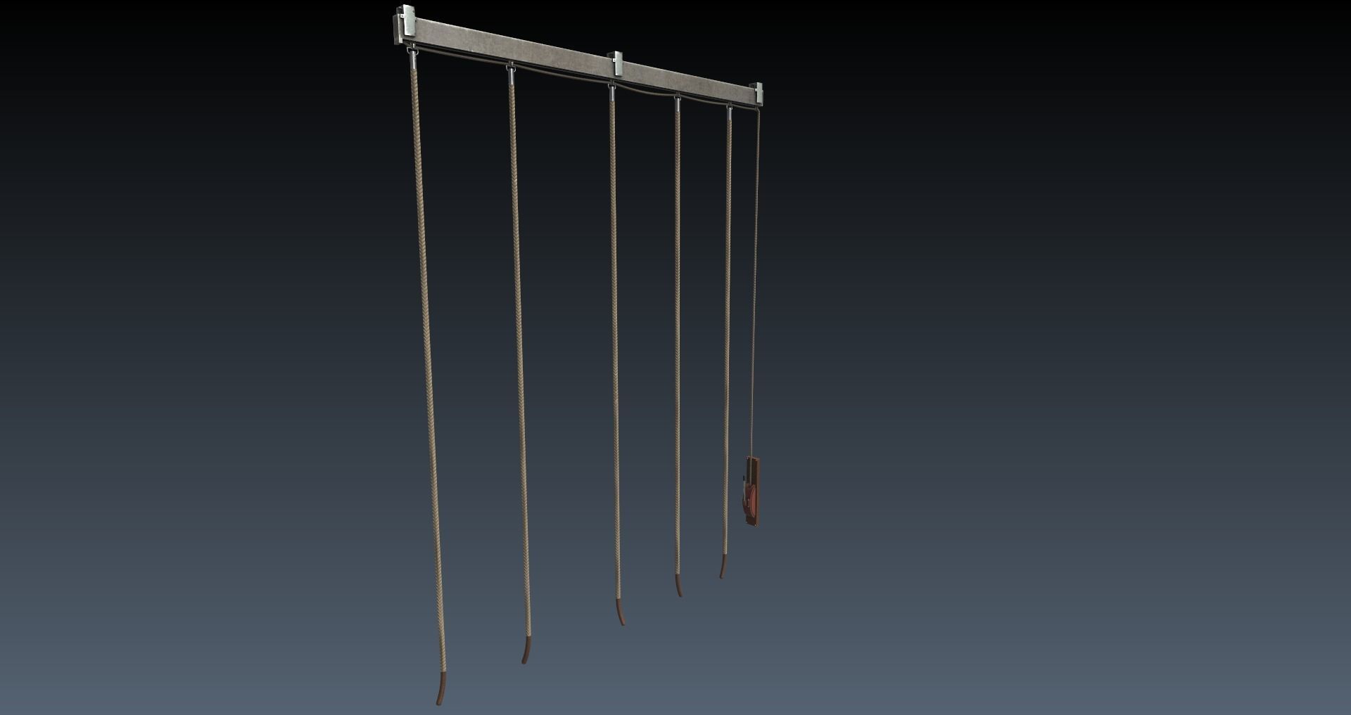 Low-Poly School Gym Pack Low-poly 3D model_14