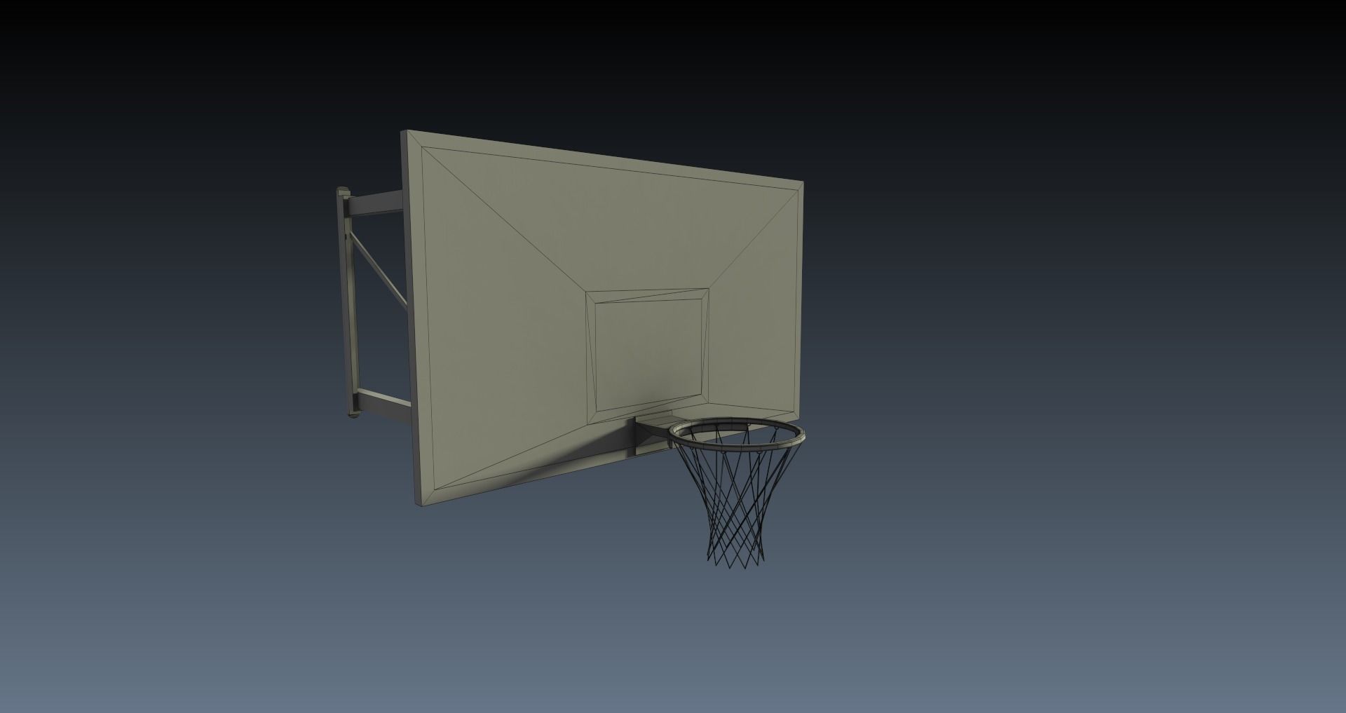 Low-Poly School Gym Pack Low-poly 3D model_6