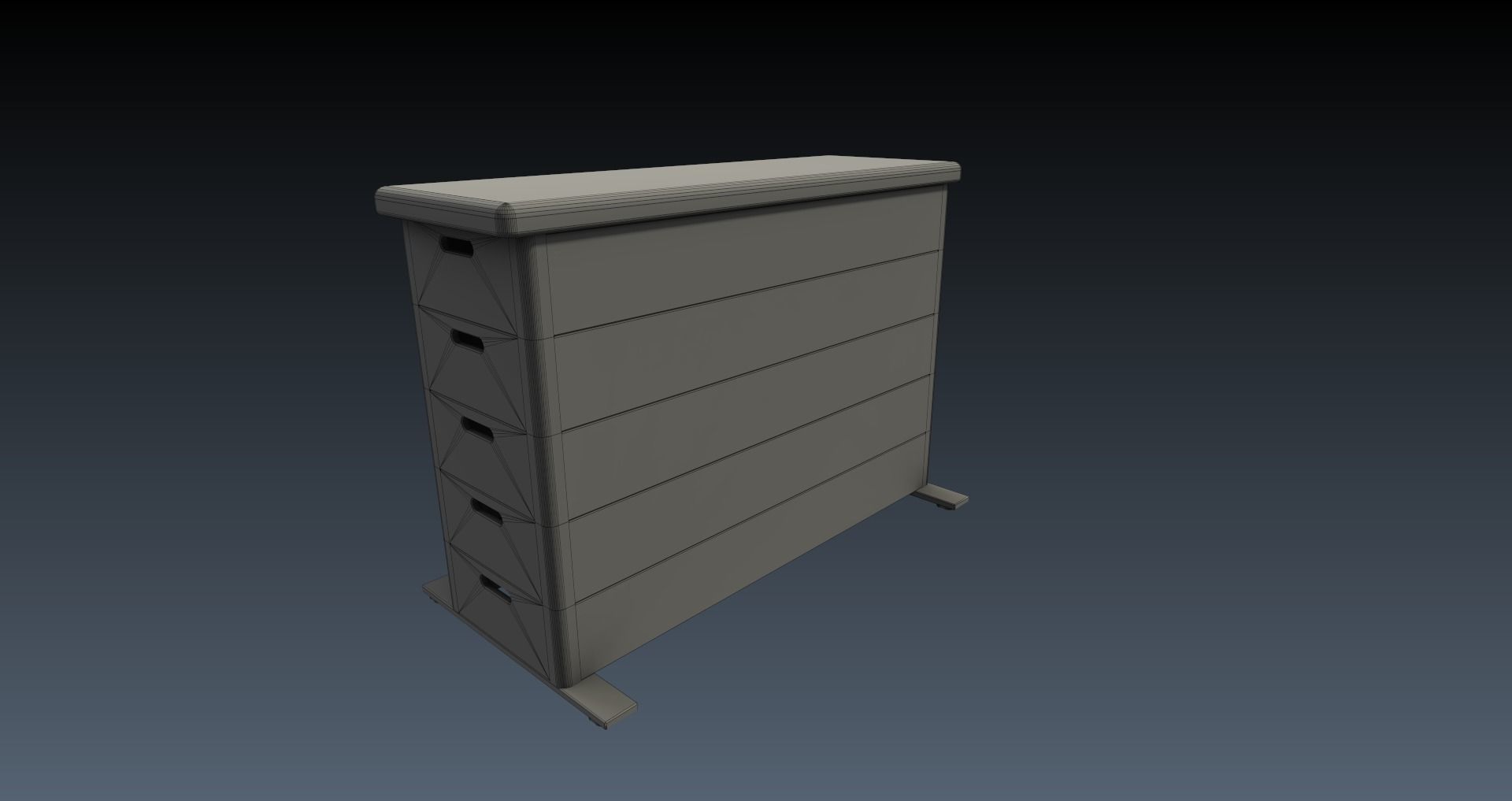 Low-Poly School Gym Pack Low-poly 3D model_51