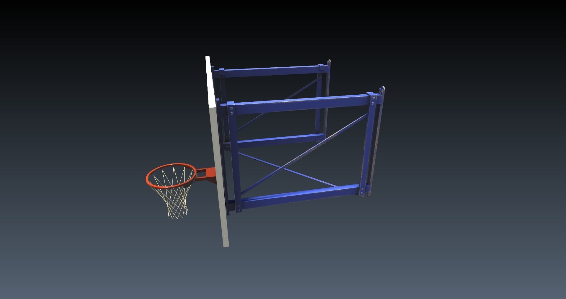 Low-Poly School Gym Pack Low-poly 3D model_5