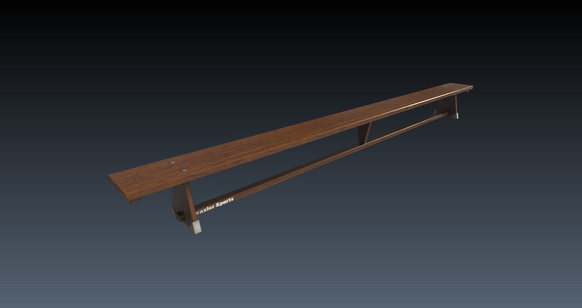 Low-Poly School Gym Pack Low-poly 3D model_8